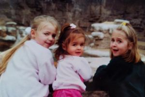 My sisters and I when we were youngsters 